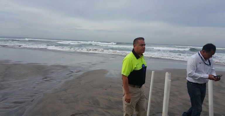 Tormenta Calvin tocó tierra este lunes en costas de Oaxaca