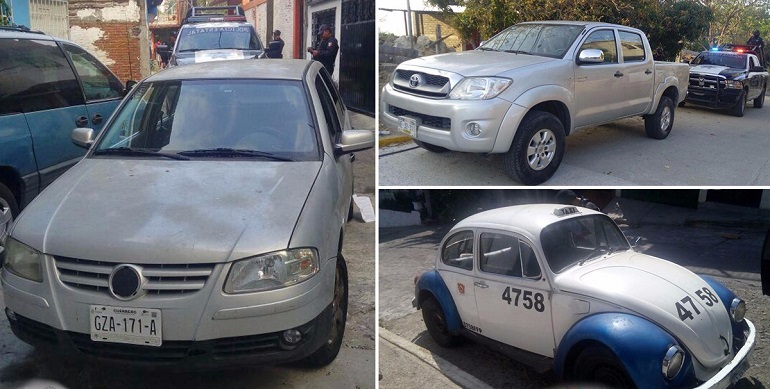 Aseguran tres vehículos con reporte de robo en Acapulco - Digital Guerrero