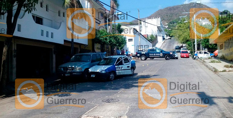 Acribillan a otro taxista en la colonia Bella Vista de Acapulco - Digital Guerrero