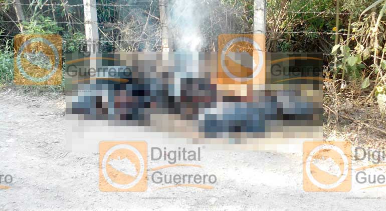 Encuentran 8 cadáveres descuartizados y en llamas en México Encuentran 8 cadáveres descuartizados y en llamas en México